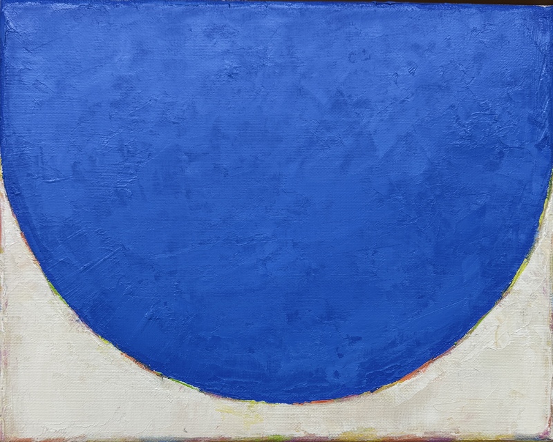 Maria Wallenstål-Schoenberg - Cycle Blue, 2024, Öl auf Leinwand
