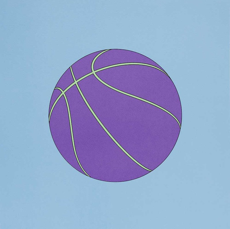 Michael Craig-Martin: "Sports Balls (Basketball)" (2019)