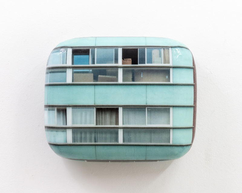 Hein Spellmann - Fassade 434, 2022, silicone, acrylic, CLC print, foam, wood