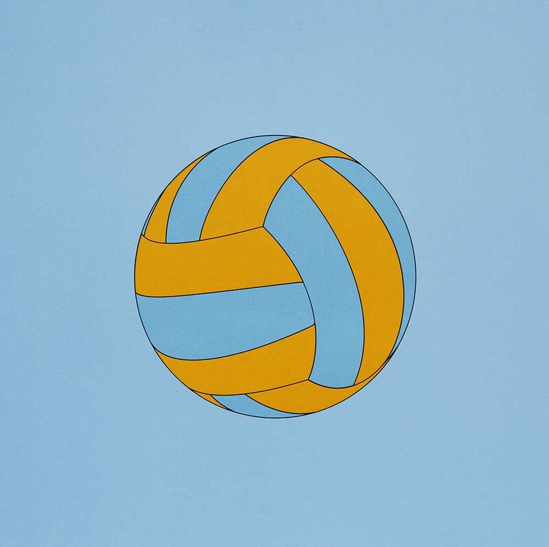 Michael Craig-Martin - Sports Balls (Volleyball), 2019, 