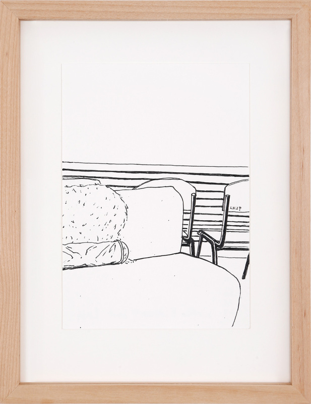 Leonard Korbus - Elmo_01, 2024, Tusche auf Papier
