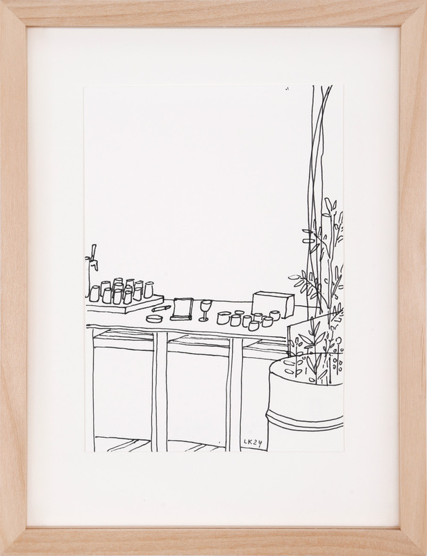 Leonard Korbus - Broei_03, 2024, Tusche auf Papier