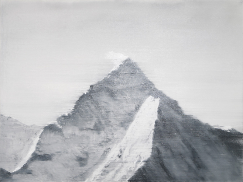 JKB Fletcher - Landmass / Peak, 2025, Öl auf Leinwand