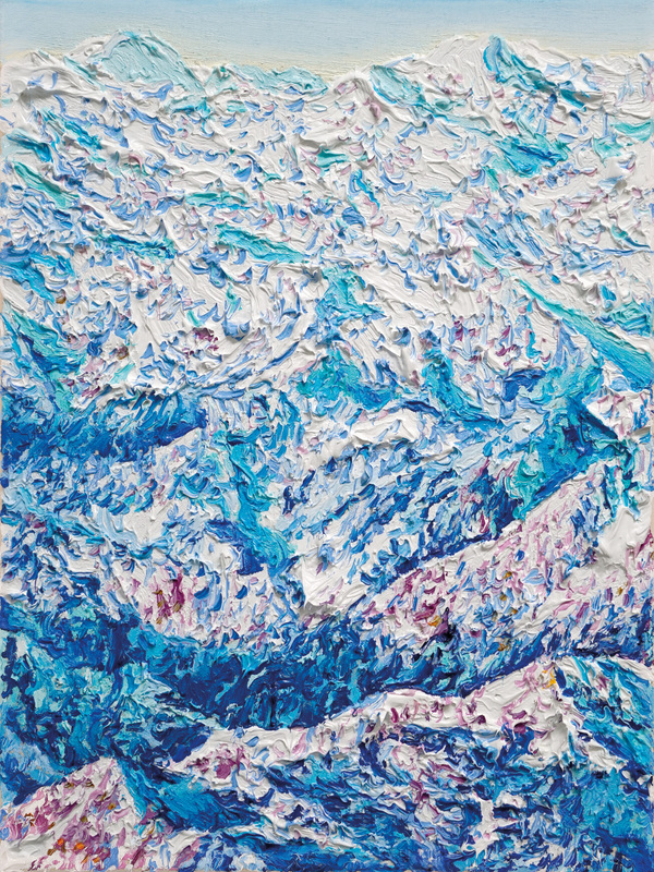 Katharina Gierlach - Alpen I, 2025, Oil on canvas