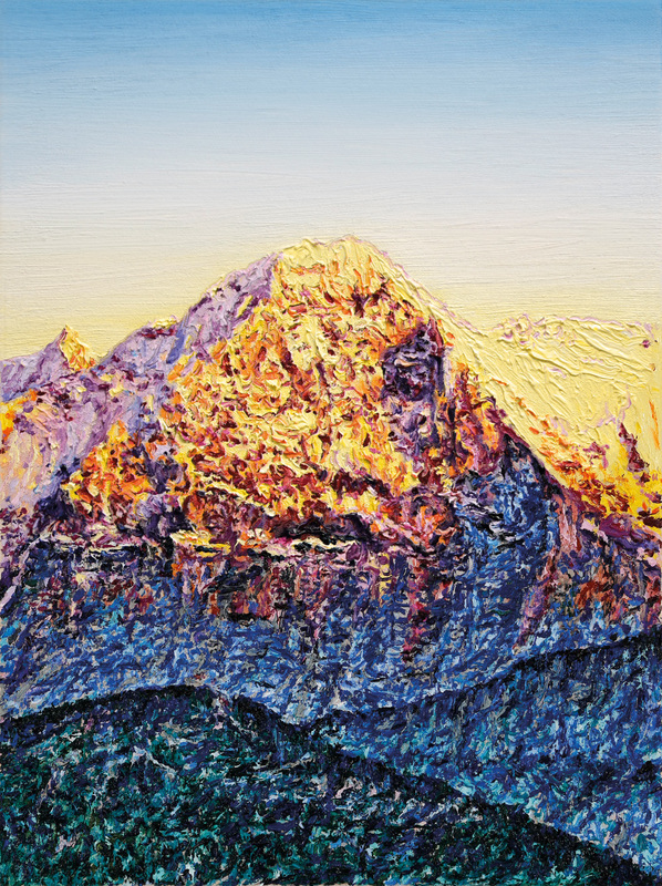 Katharina Gierlach - Eiger, 2025, Öl auf Leinwand