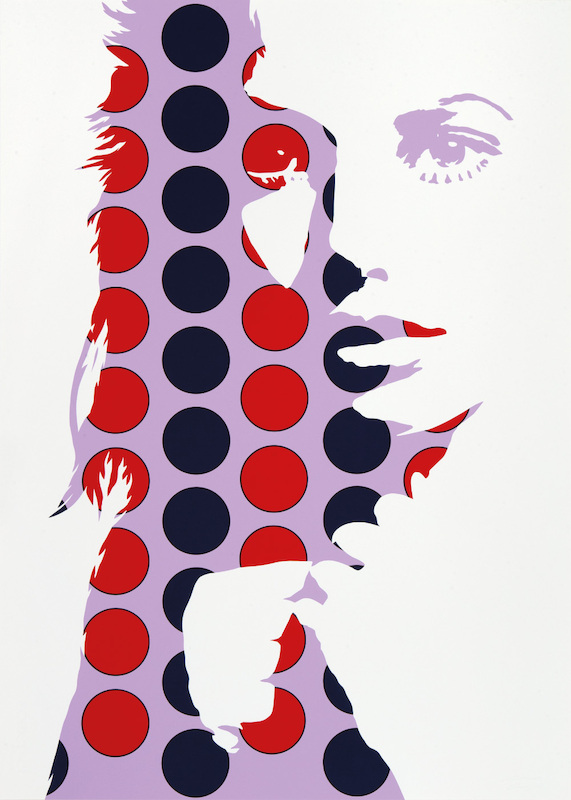 Werner Berges - Vorzugsausgabe "Geraldine" mit WVZ, 2021, Siebdruck in vier Farben auf 300g Somerset Satin