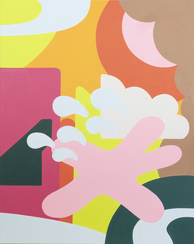 Leonard Korbus - park life, 2025, Acryl auf Leinwand