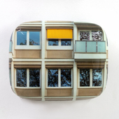 Hein Spellmann - Fassade 450, 2023, silicone, acrylic, CLC print, foam, wood