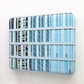 Hein Spellmann - Part of a skyline, 2023, silicone, acrylic, CLC print, foam, wood
