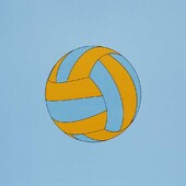 Michael Craig-Martin - Sports Balls (Volleyball), 2019, Siebdruck auf Somerset Satin 410 Gramm