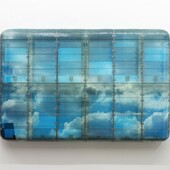 Hein Spellmann - ZKM (Wolken), 2023, silicone, acrylic, CLC print, foam, wood