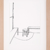 Leonard Korbus - Way_01, 2024, Tusche auf Papier