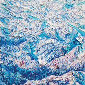 Katharina Gierlach - Alpen I, 2025, Oil on canvas