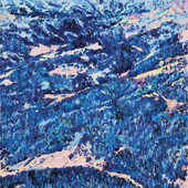 Katharina Gierlach - Alpen IV, 2025, Öl auf Leinwand