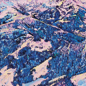 Katharina Gierlach - Alpen V, 2025, Öl auf Leinwand