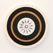 Petra Scheibe Teplitz - Day in day out, 2026, wood, acrylic paint, acrylic glass, rubber, paper