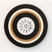 Petra Scheibe Teplitz - Day in day out, 2026, wood, acrylic paint, acrylic glass, rubber, paper