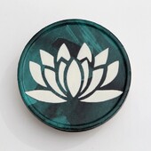 Petra Scheibe Teplitz - Lilly, 2006, acrylic paint, varnish on tobacco tin