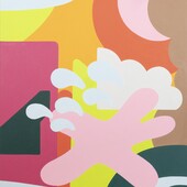 Leonard Korbus - park life, 2025, Acryl auf Leinwand